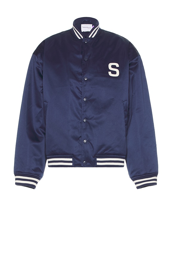 view 2 of 4 Club Bomber Jacket in True Navy