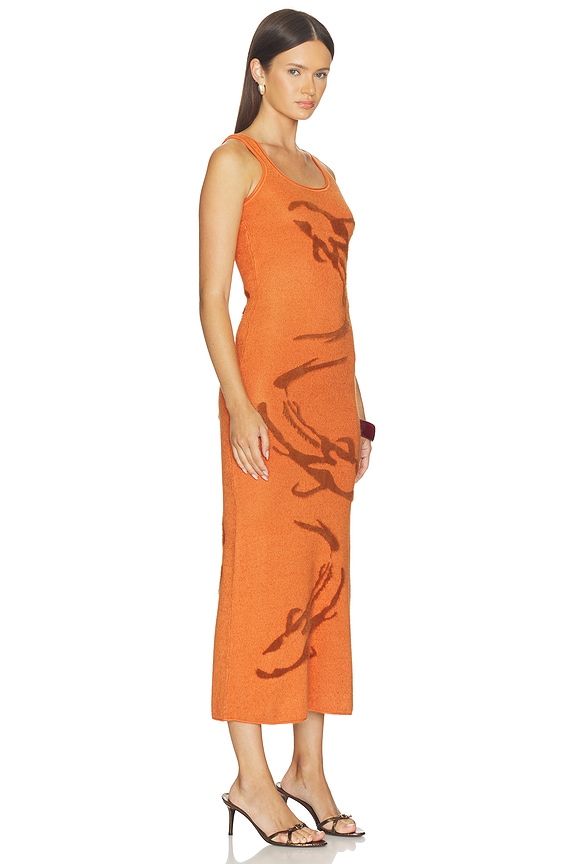 view 2 of 3 VESTIDO THE GOLDFISH HOCKNEY in Marigold