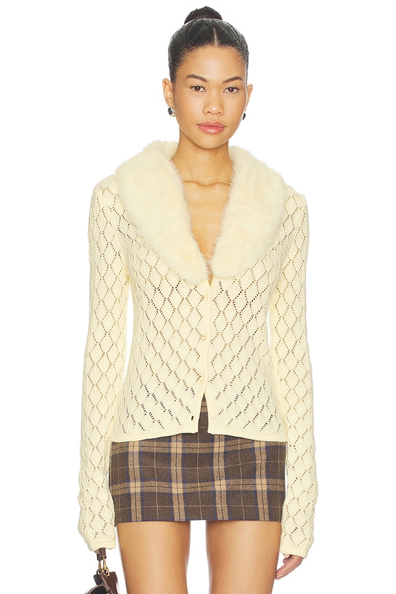 view 1 of 4 GILET VANILLA PEGGY in Butter