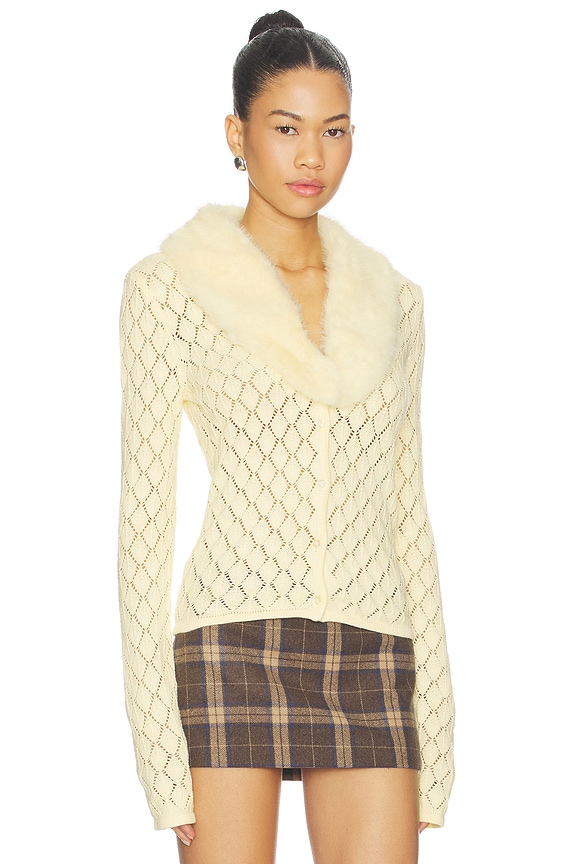 view 2 of 4 GILET VANILLA PEGGY in Butter