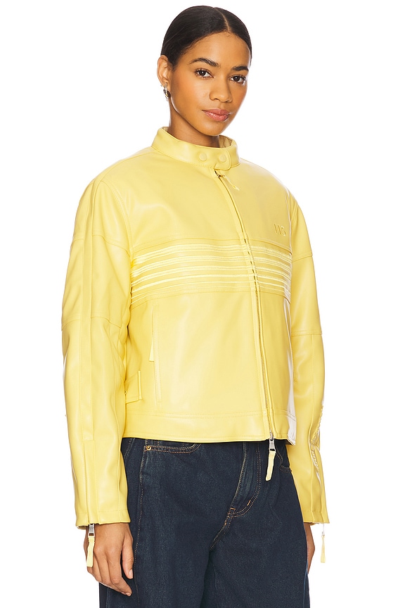 view 2 of 5 The Racer Jacket in Butter