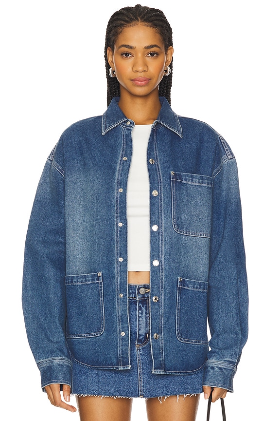 view 2 of 6 CAMISA DENIM in Blue Wash