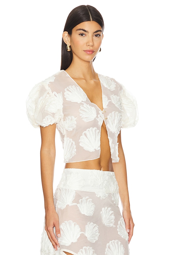view 2 of 5 Scattered Shell Blouse in Marble