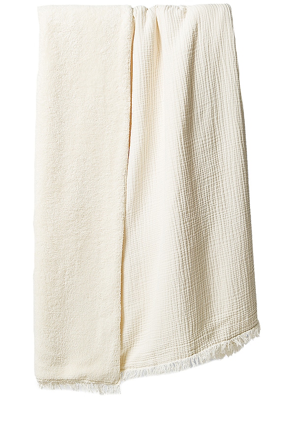 view 2 of 3 Alaia Sherpa Throw in Coconut