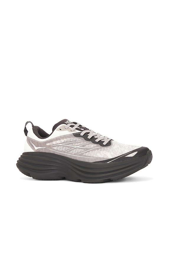 view 2 of 7 U Bondi 8 Caged Sneaker in Grey & Metallic Silver in Grout & Carbon Black