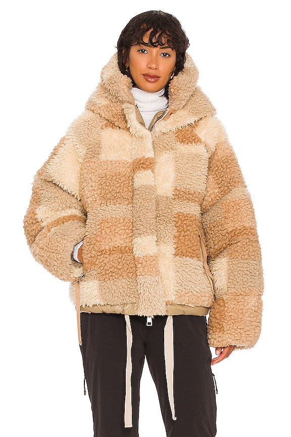 view 2 of 5 Sherpa Down Puffer Jacket in Natural Mix