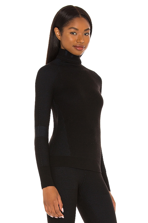 view 2 of 4 Airwarm High Neck Top in Black