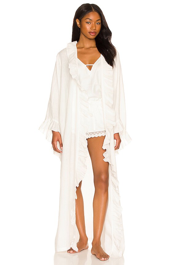 view 2 of 6 AVRIL 로브 in White