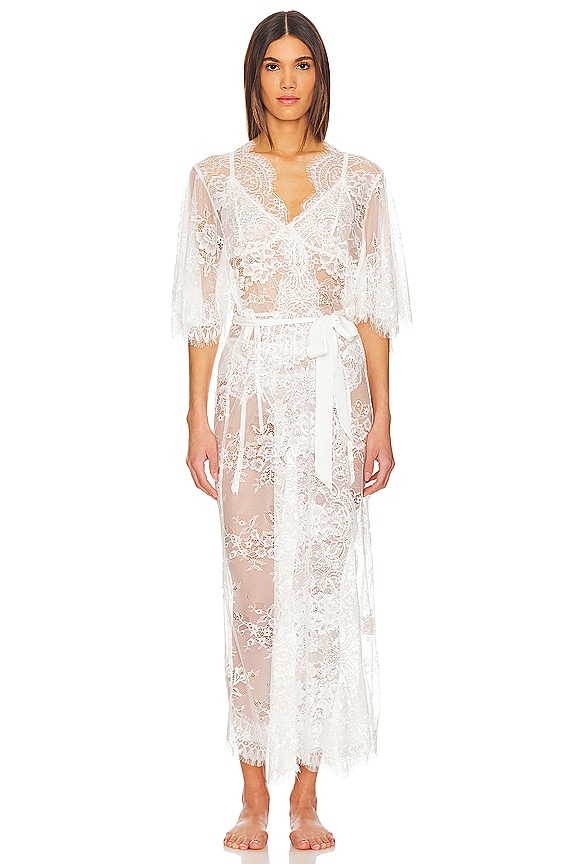 view 2 of 4 Kassiah Robe in White