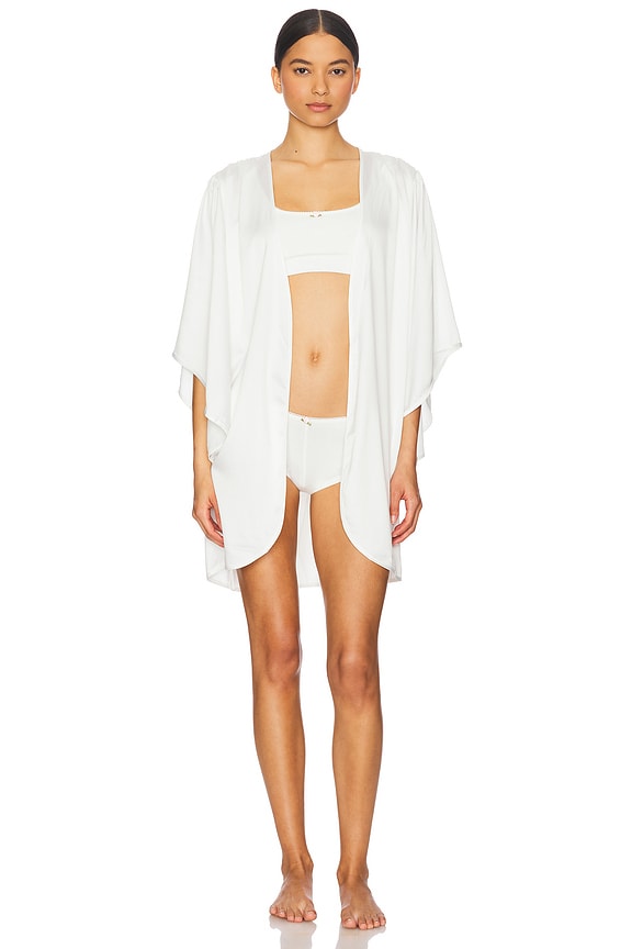 view 2 of 5 Luna Robe in White