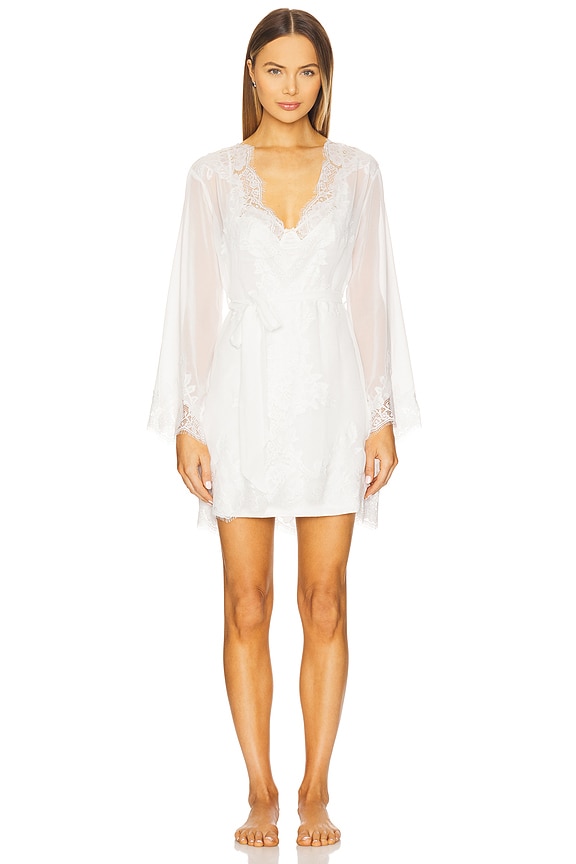 view 2 of 4 Helena Mini Robe in White