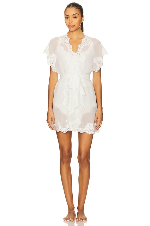 view 2 of 4 Valentina Mini Robe in White