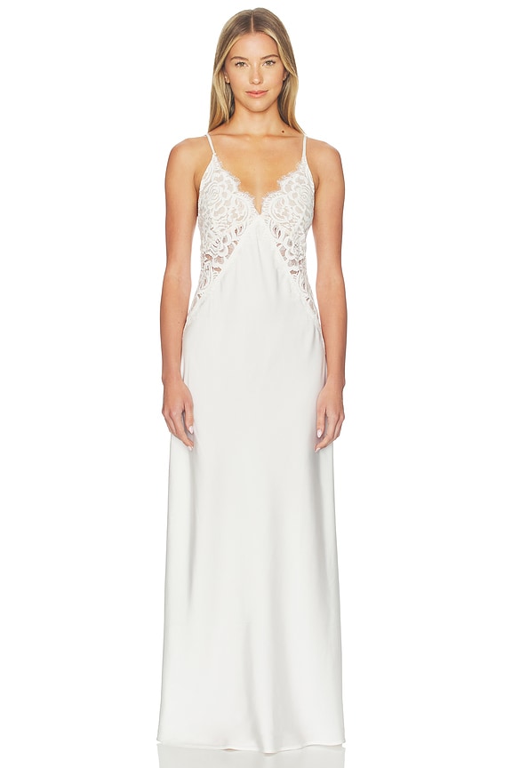 view 1 of 3 ROBE CARACO PEYTON in Ivory