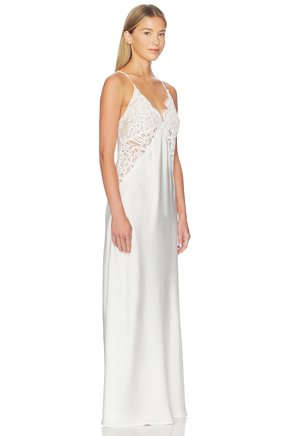 view 2 of 3 ROBE CARACO PEYTON in Ivory