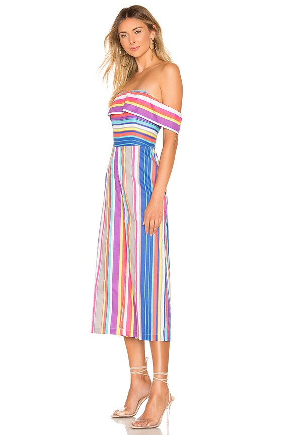 view 2 of 3 x REVOLVE Hugh Jumpsuit in Multi Stripe