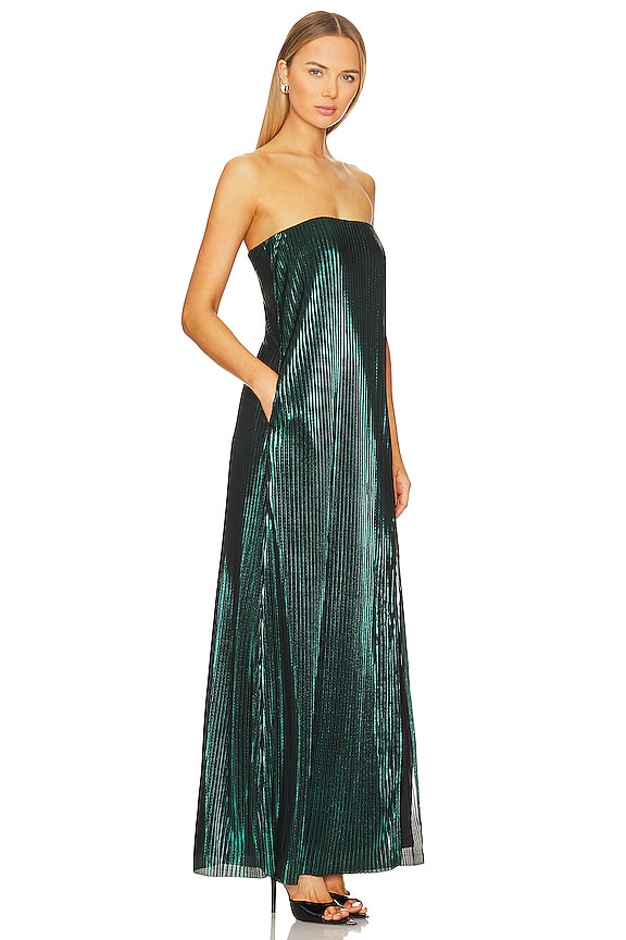 view 2 of 3 x REVOLVE Arely Maxi Dress in Emerald Green
