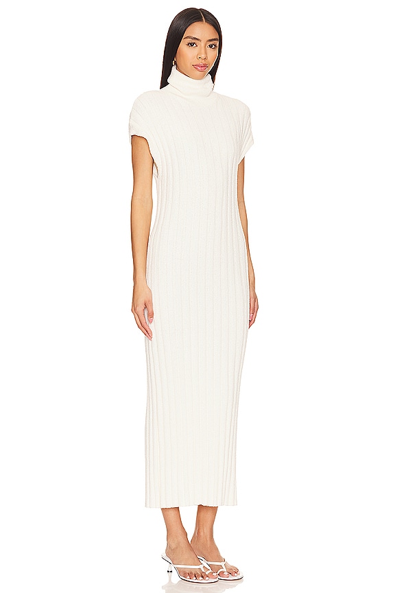 view 2 of 3 x REVOLVE Mili Boucle Midi Dress in Cream