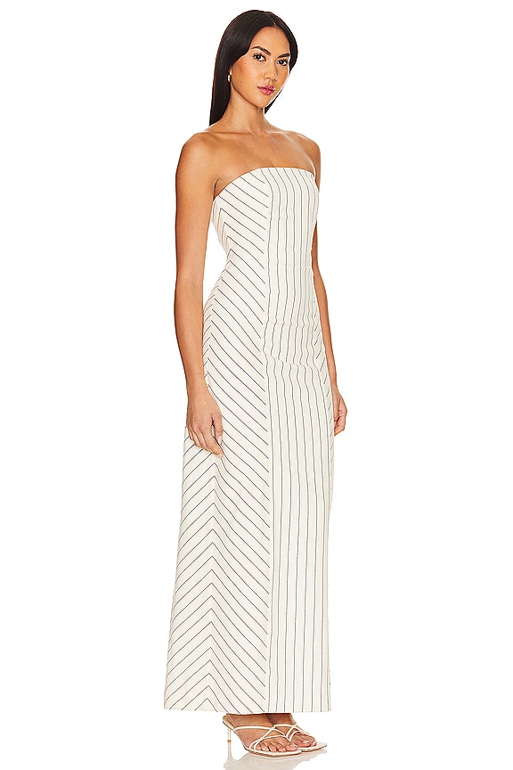 view 2 of 3 x REVOLVE Celia Column Maxi Dress in Cream & Indigo