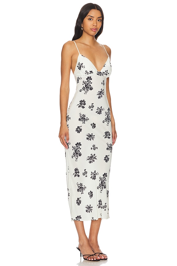 view 2 of 3 x REVOLVE Jinx Midi Dress in Cream & Black