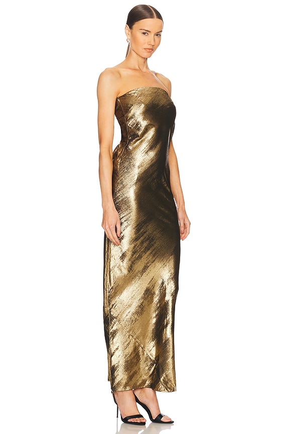 view 2 of 4 x REVOLVE Danna Maxi Dress in Gold