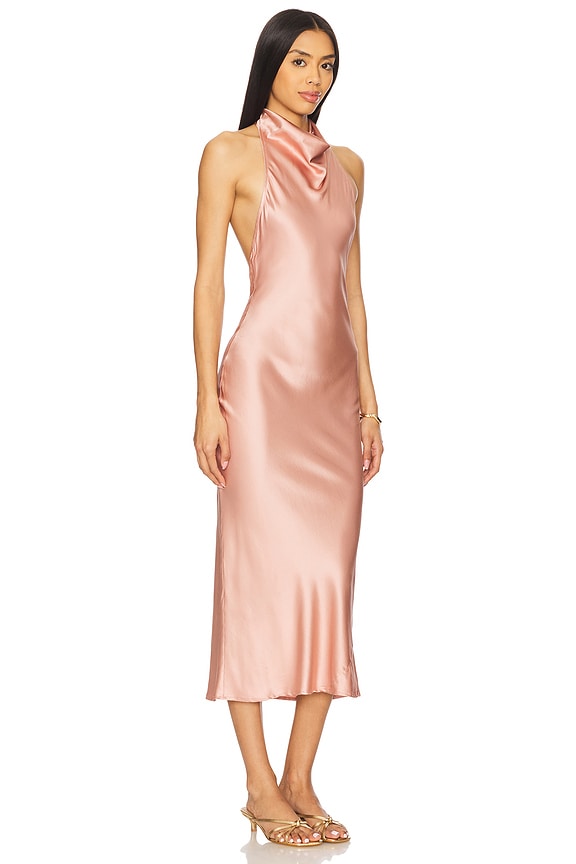 view 2 of 3 x REVOLVE Charlene Midi Dress in Dusty Pink