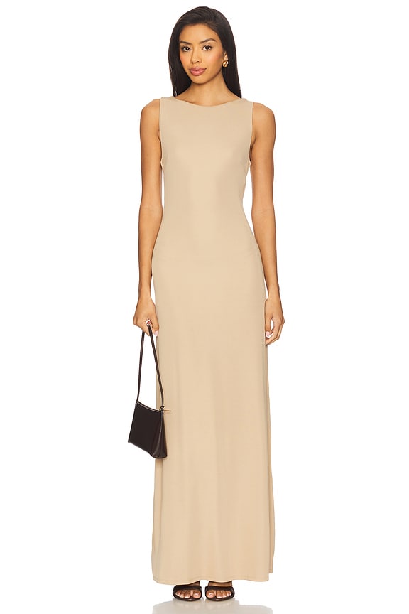 view 1 of 4 x REVOLVE Jocelyn Maxi Dress in Taupe