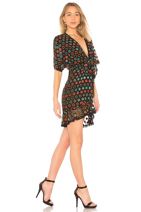 view 2 of 4 MINIVESTIDO CRUZ in Noir