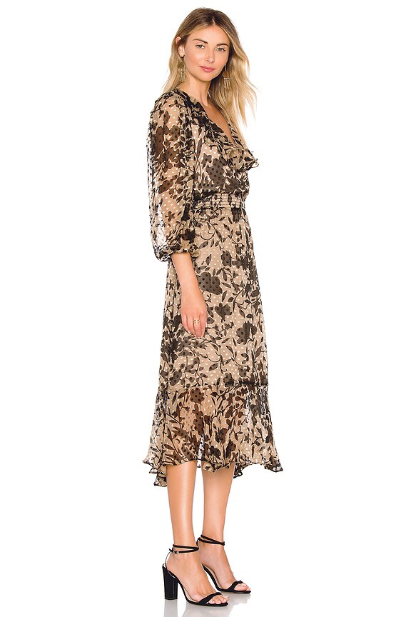 view 2 of 3 x REVOLVE Annisa Dress in Black Vintage Floral