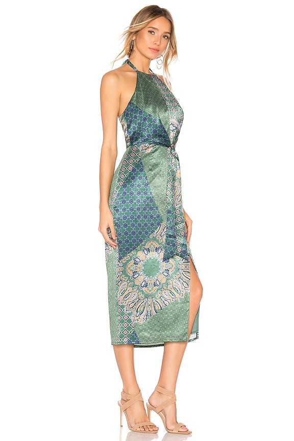 view 2 of 3 x REVOLVE Milo Dress in Moss Green Patchwork