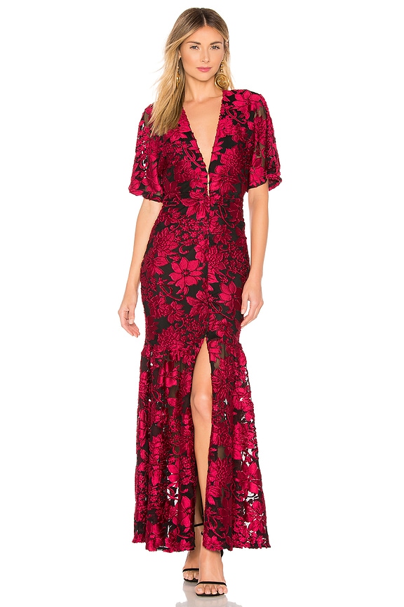 view 1 of 4 x REVOLVE Savana Dress in Black & Red