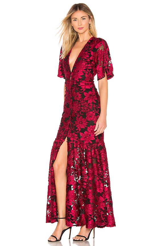 view 2 of 4 x REVOLVE Savana Dress in Black & Red