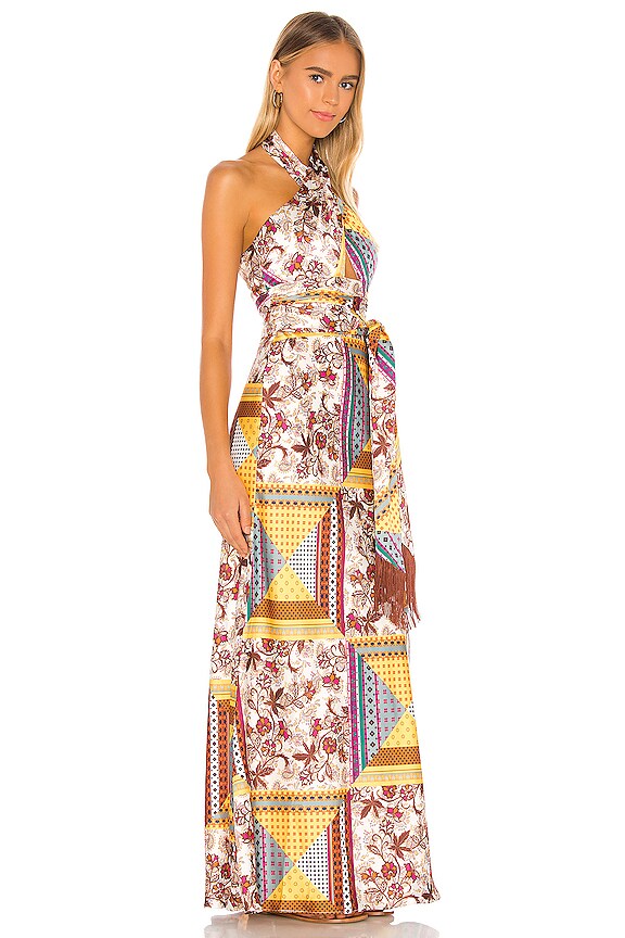 view 2 of 3 TIANNA ドレス in Patchwork Multi