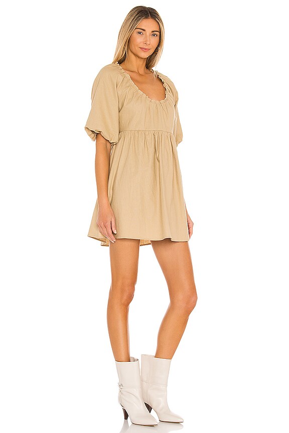 view 2 of 3 x REVOLVE Ajay Mini Dress in Rich Tan