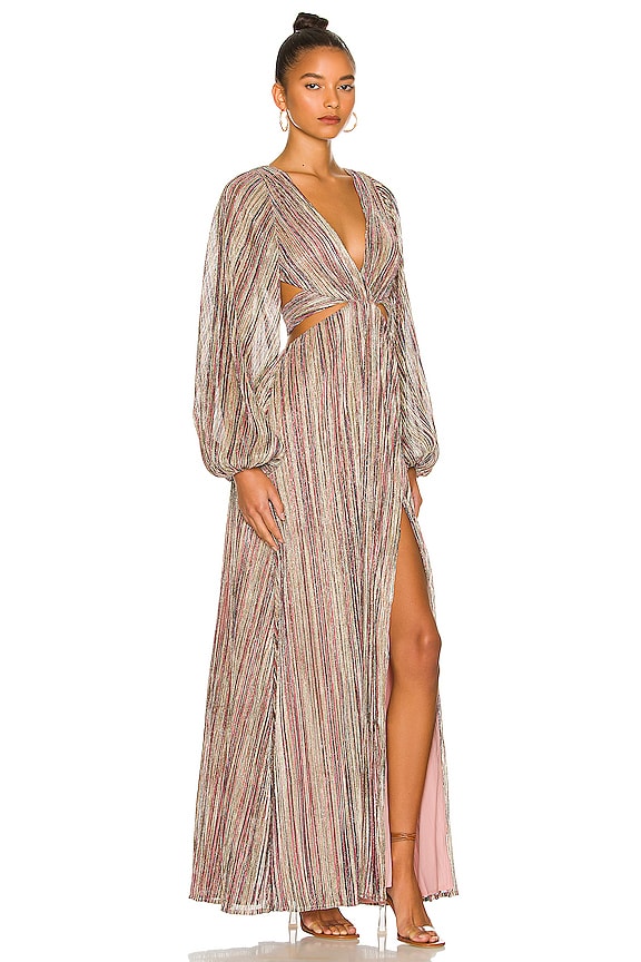 view 2 of 4 x REVOLVE Jerri Maxi Dress in Metallic Multi