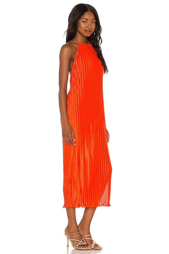 view 2 of 4 VESTIDO FREDERICK in Red Orange