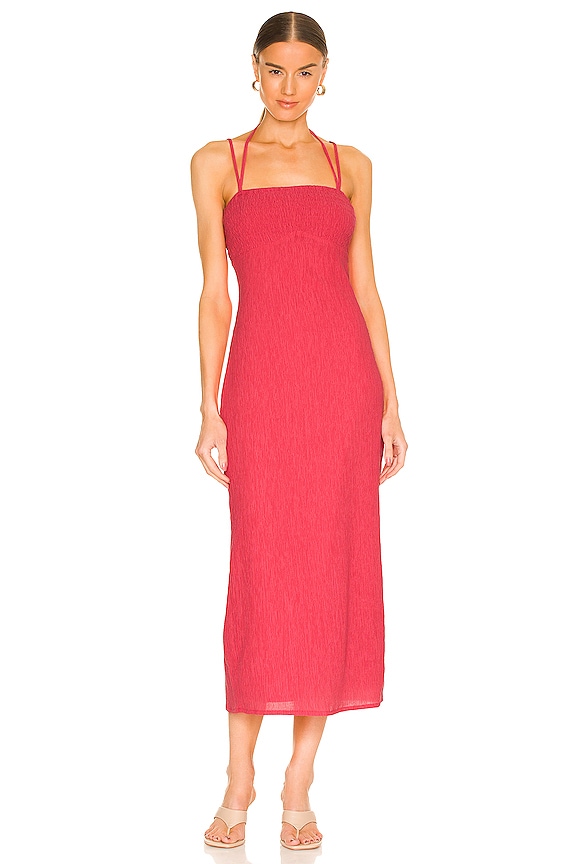 view 1 of 3 x REVOLVE Andros Midi Dress in Bright Pink