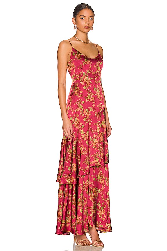 view 2 of 3 x REVOLVE Alaia Maxi Dress in Red Floral Multi