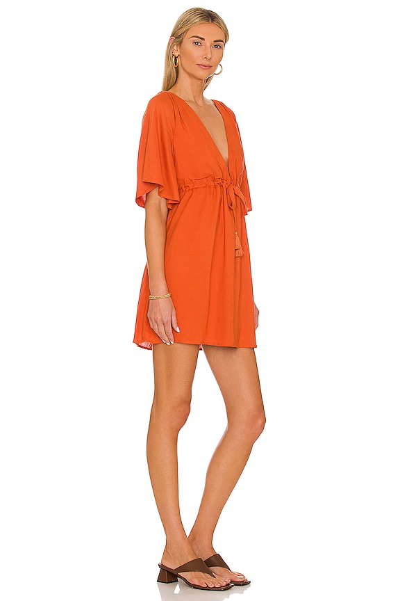 view 2 of 3 MINIVESTIDO ROUVELLA in Rust