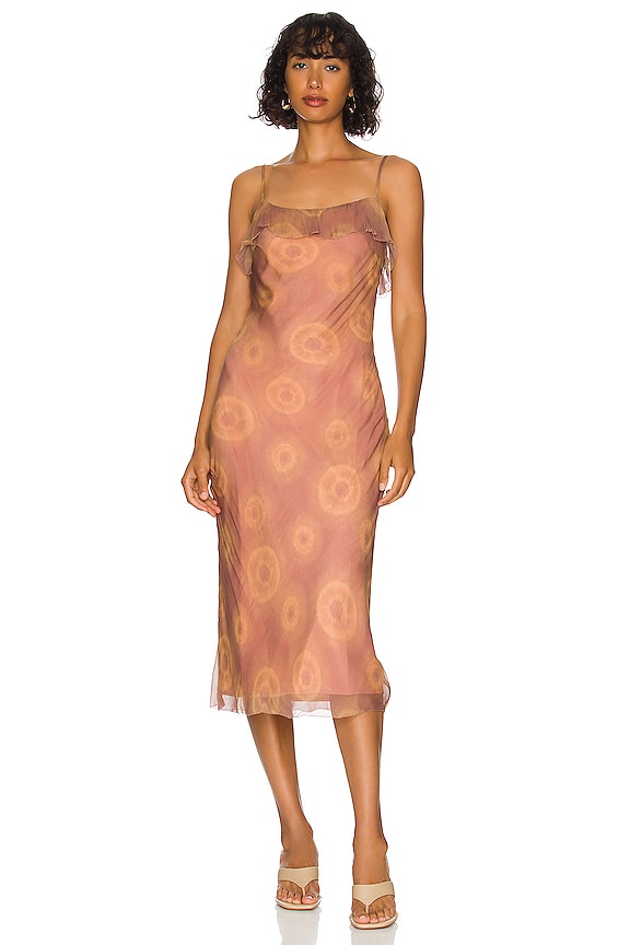 view 1 of 3 x REVOLVE Kavala Midi Dress in Blush & Gold Tie Dye