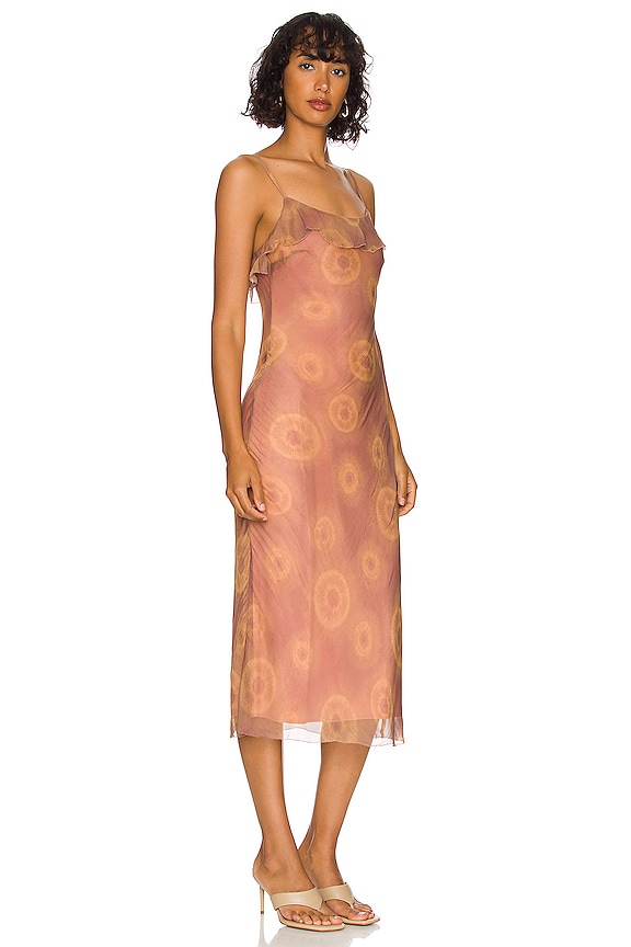 view 2 of 3 x REVOLVE Kavala Midi Dress in Blush & Gold Tie Dye