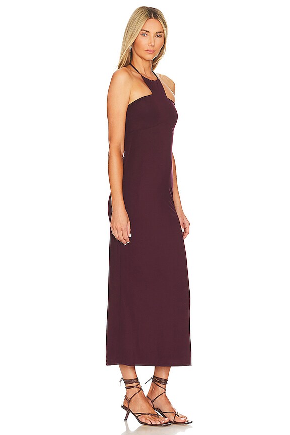 view 2 of 3 MAXIVESTIDO KHOURY in Burgundy