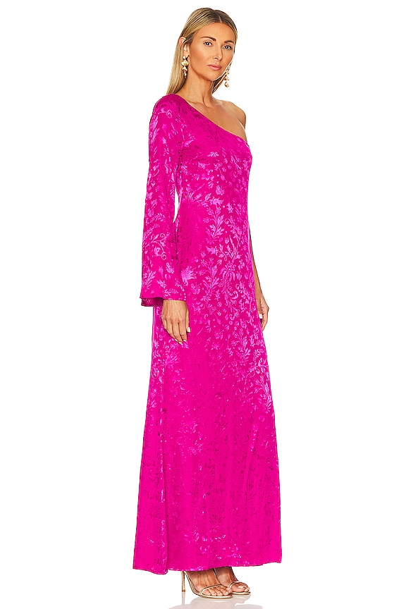 view 2 of 4 x REVOLVE Ulrich Maxi Dress in Deep Fuchsia