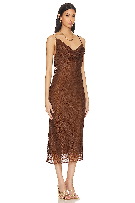 view 2 of 3 ПЛАТЬЕ MASSIMA in Brown