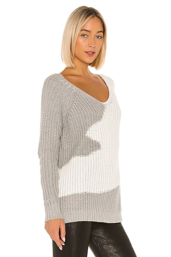 view 2 of 4 ADRIENNE セーター in White & Grey