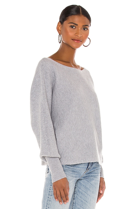 view 2 of 4 x REVOLVE Winifred Wide Neck Sweater in Grey