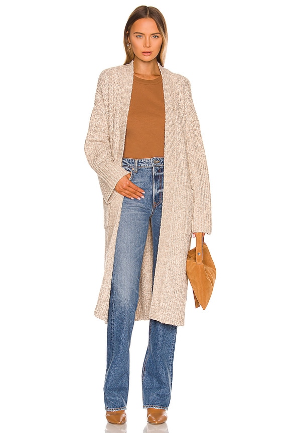view 1 of 4 x REVOLVE Karlen Marled Long Cardigan in Marled Oat