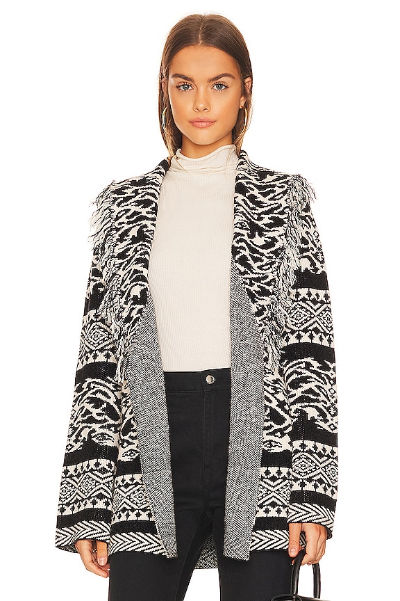 view 2 of 5 x REVOLVE Dalia Tie Cardigan in Black & White