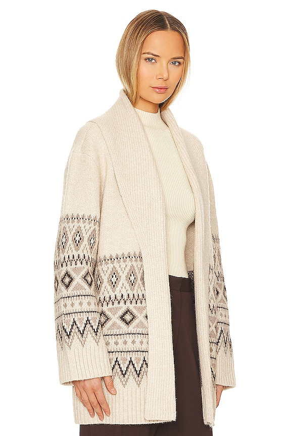 view 2 of 4 x REVOLVE Edana Fairisle Cardigan in Oat