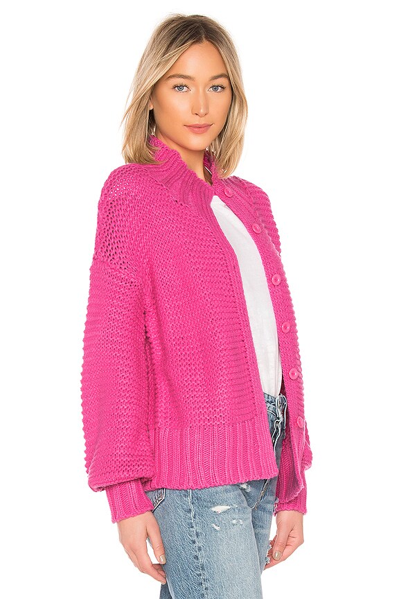 view 2 of 4 CÁRDIGAN REVERSE in Bright Pink