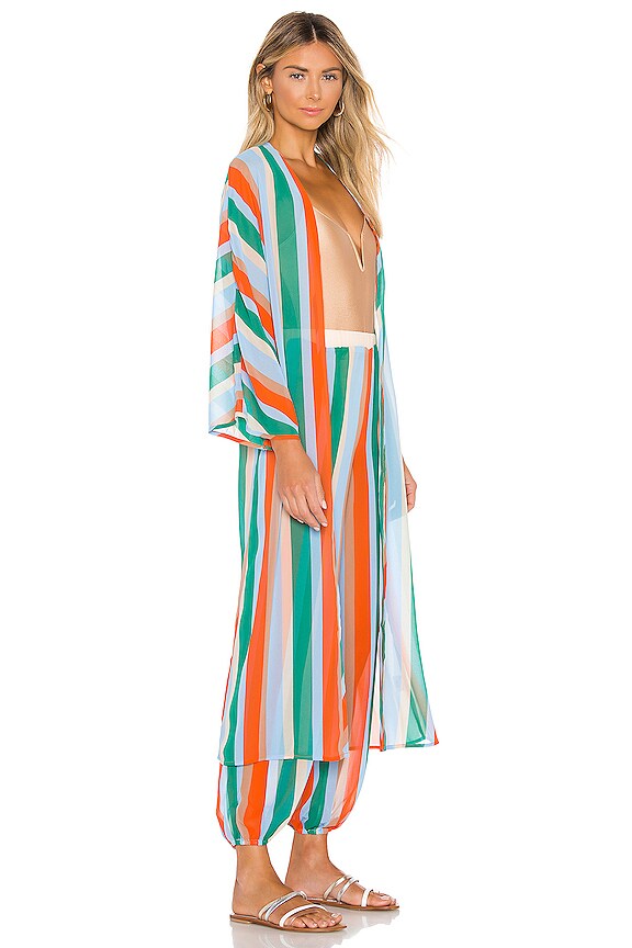 view 2 of 3 OPAL ストライプ着物 in Miami Stripe